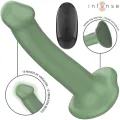 Becca Vibrator mit Saugnapf 10 Vibrationen Grüne mit Fernbedienung von Intense Fun