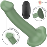 Becca Vibrator mit Saugnapf 10 Vibrationen Grüne mit Fernbedienung von Intense Fun | Fesselliebe.de
