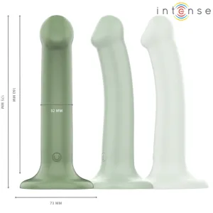 Becca Vibrator mit Saugnapf 10 Vibrationen Grüne mit Fernbedienung von Intense Fun