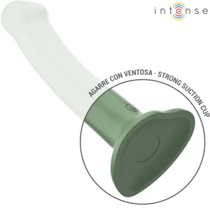 Becca Vibrator mit Saugnapf 10 Vibrationen Grüne mit Fernbedienung von Intense Fun