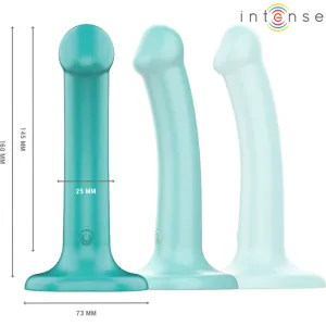 Katie Vibrator mit Saugnäpfen 10 Vibrationen Blau mit Fernbedienung von Intense Fun