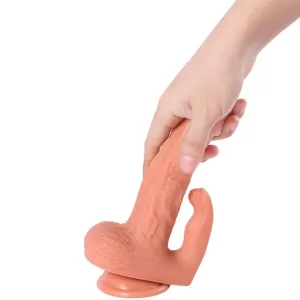 Hayden Dildo und Klitorisstimulator mit Vibration und mit Fernbedienung 16 cm von Shequ