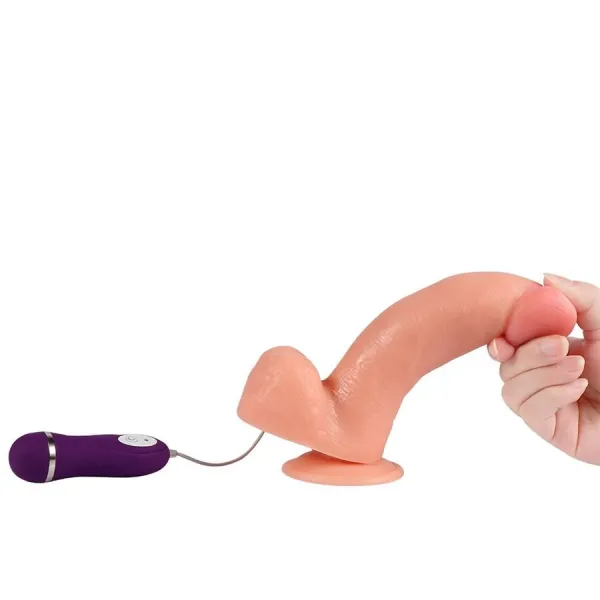 Apolo Vibratordildo mit Fernbedienung 24,5 cm von Shequ | Fesselliebe.de
