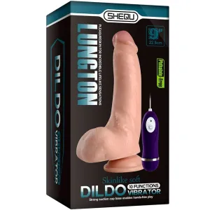 Lungton Vibratordildo mit Fernbedienung 22,5 cm von Shequ