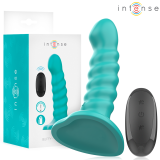 Buffy Vibrator Grösse S Spirale Design 10 Vibrationen Blau mit Fernbedienung von Intense Fun | Fesselliebe.de