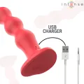 Cody Vibrator mit Saugnäpfen Rote mit Fernbedienung von Intense Fun