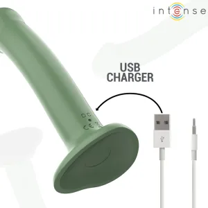 Becca Vibrator mit Saugnapf 10 Vibrationen Grüne mit Fernbedienung von Intense Fun