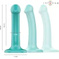 Katie Vibrator mit Saugnäpfen 10 Vibrationen Blau mit Fernbedienung von Intense Fun