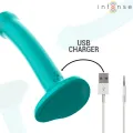 Katie Vibrator mit Saugnäpfen 10 Vibrationen Blau mit Fernbedienung von Intense Fun