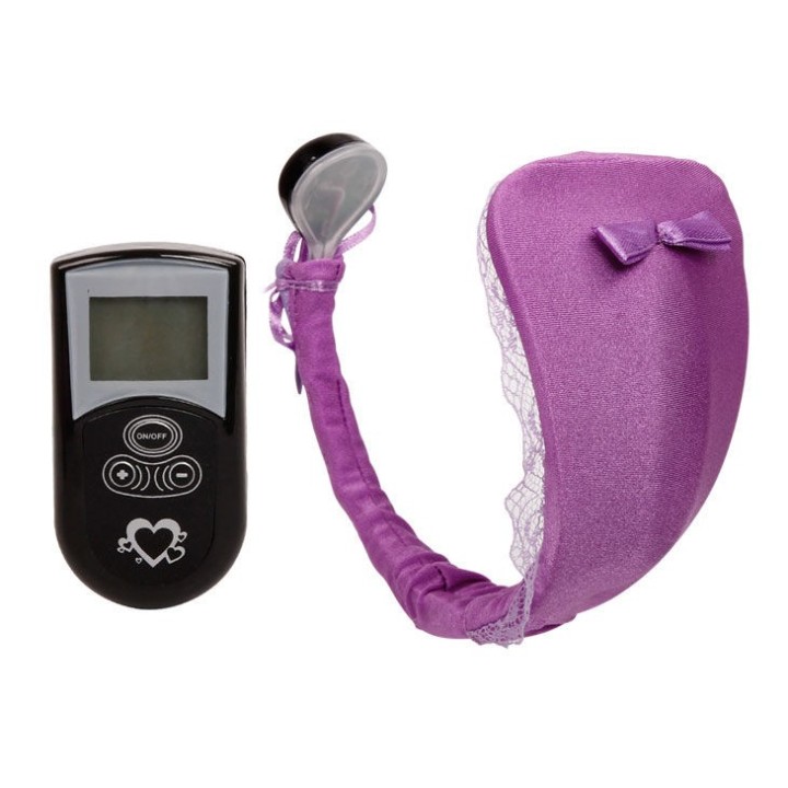 Tanga mit Vibrator mit Flieder mit Fernbedienung von Baile Stimulating | Fesselliebe.de
