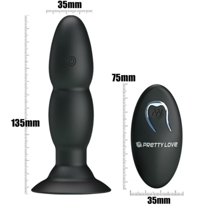 Plug Vibrator und Rotation Durch mit Fernbedienung von Pretty Love Bottom | Fesselliebe.de