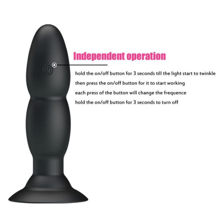 Plug Vibrator und Rotation Durch mit Fernbedienung von Pretty Love Bottom | Fesselliebe.de