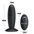 Wiederaufladbarer Analplug mit Vibration und Kontrolle von Pretty Love Bottom