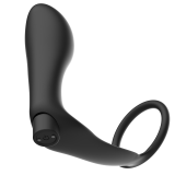 Penisring mit Fernbedienung Analplug Schwarz wiederaufladbar von Addicted Toys | Fesselliebe.de