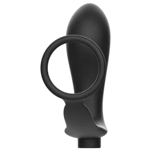 Penisring mit Fernbedienung Analplug Schwarz wiederaufladbar von Addicted Toys