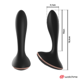 Watchme Vibrator mit Fernbedienung Analstecker Vernet von anbiguo | Fesselliebe.de