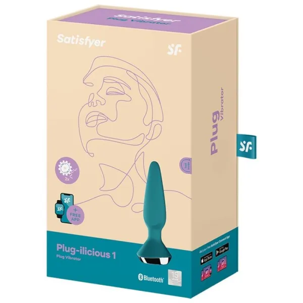 Plug Ilicious 1 Plug Vibrator Grün von Satisfyer Connect | Fesselliebe.de