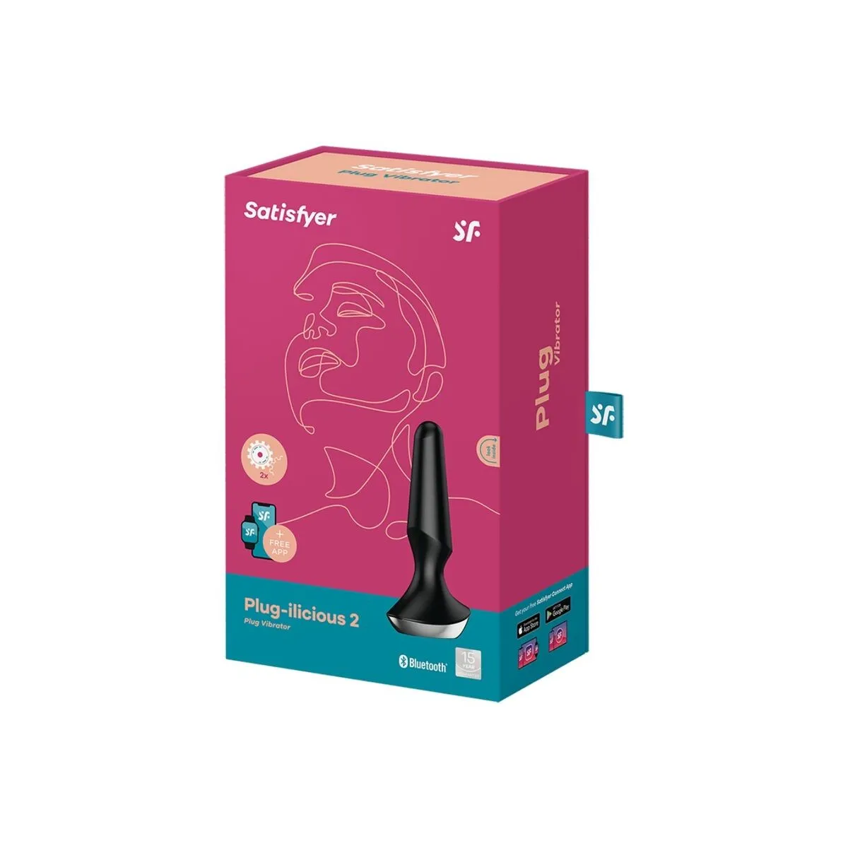 Plug Ilicious 2 Plug Vibrator Schwarz von Satisfyer Connect | Fesselliebe.de