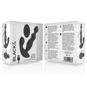 Cora Anal Plug Silikon mit Fernbedienung von Black&Silver