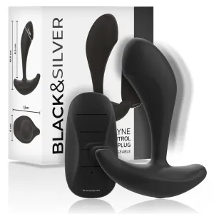 Dwayne Anal Plug Silikon mit Fernbedienung von Black&Silver | Fesselliebe.de