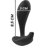 Dwayne Anal Plug Silikon mit Fernbedienung von Black&Silver | Fesselliebe.de