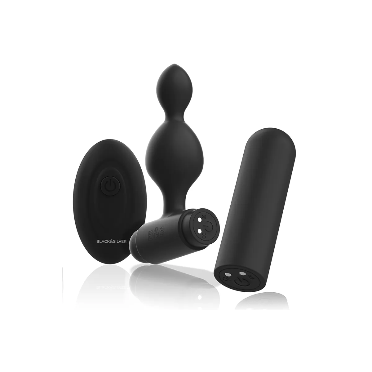 Tucker Kleine Analstecker aus Silikon mit Fernbedienung von Black&Silver | Fesselliebe.de