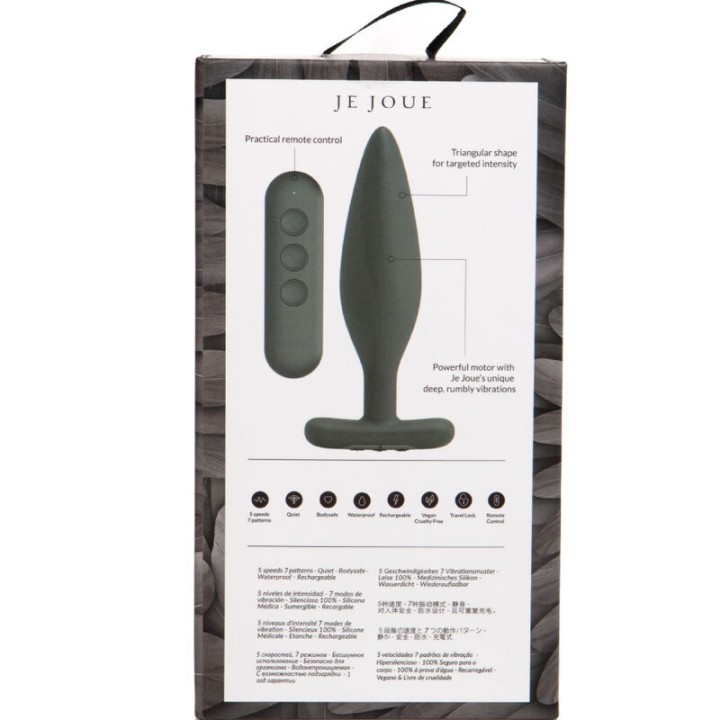 Egon Plug Anal Vibrator Schwarz von Je Joue | Fesselliebe.de