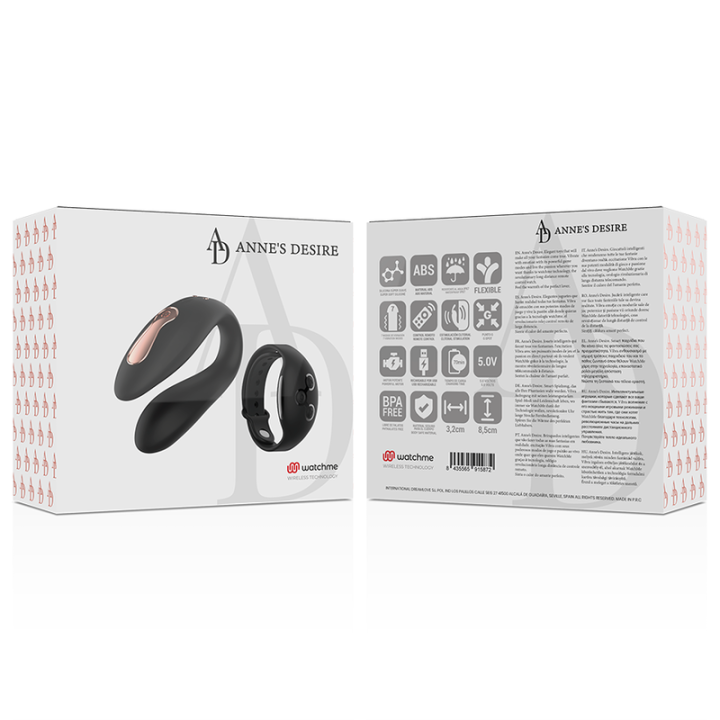 Dual Pleasure Tecnolog A Watchme Black von anne´S Desire | Fesselliebe.de