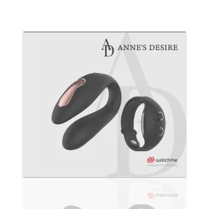 Dual Pleasure Tecnolog A Watchme Black von anne´S Desire
