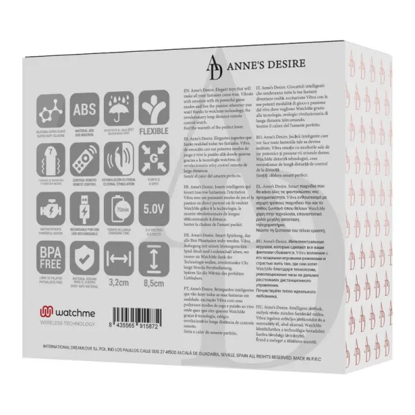 Dual Pleasure Tecnolog A Watchme Black von anne´S Desire | Fesselliebe.de