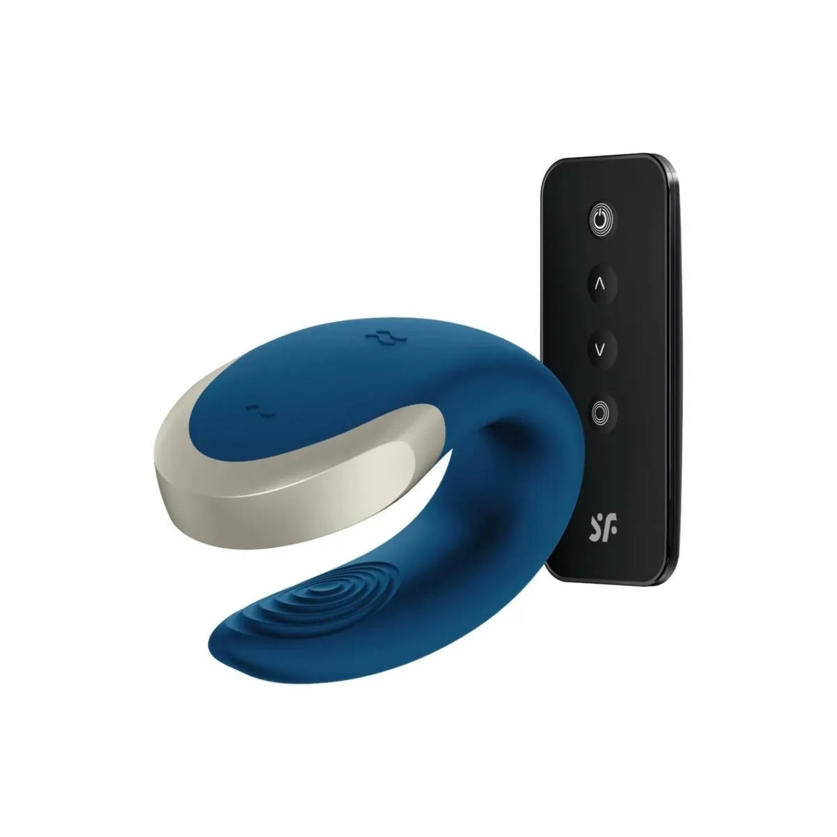 Double Love Luxury Partner Vibrator Blau von Satisfyer Partner | Fesselliebe.de