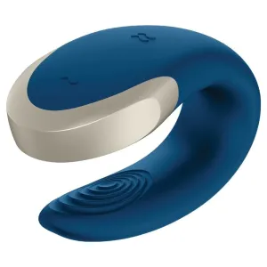 Double Love Luxury Partner Vibrator Blau von Satisfyer Partner