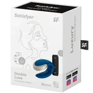 Double Love Luxury Partner Vibrator Blau von Satisfyer Partner