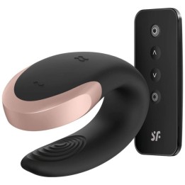 Double Love Luxury Partner Vibrator Schwarz von Satisfyer Partner | Fesselliebe.de