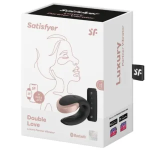 Double Love Luxury Partner Vibrator Schwarz von Satisfyer Partner
