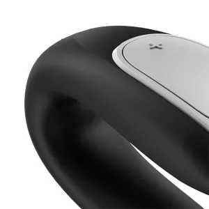 Double Fun Partner Vibrator Schwarz von Satisfyer Connect