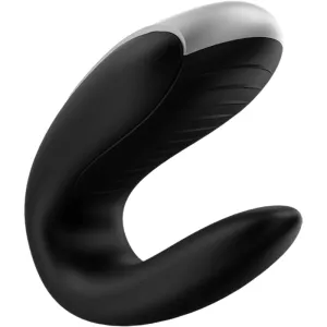 Double Fun Partner Vibrator Schwarz von Satisfyer Connect