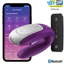 Double Fun Partner Vibrator Lila von Satisfyer Connect | Fesselliebe.de