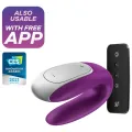 Double Fun Partner Vibrator Lila von Satisfyer Connect