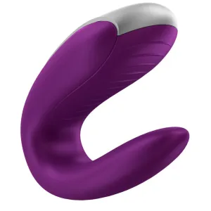 Double Fun Partner Vibrator Lila von Satisfyer Connect