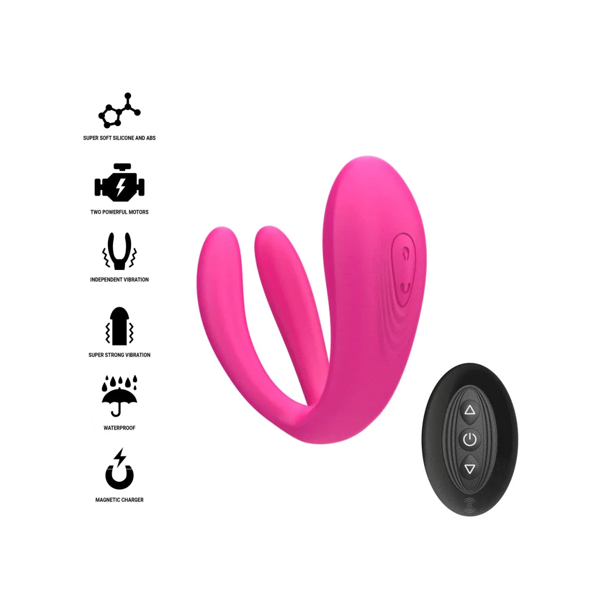 Julia Doppelvibrator-Klemmenstimulator mit Fernbedienung von Intense Couples Toys | Fesselliebe.de