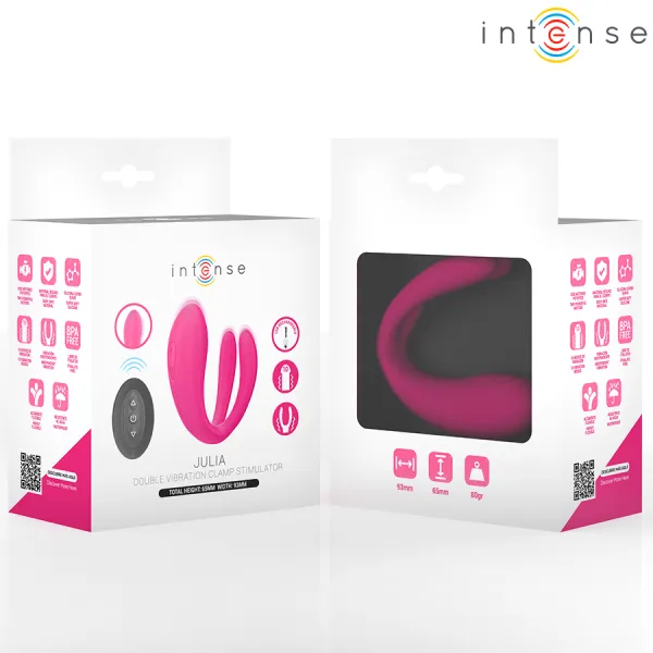 Julia Doppelvibrator-Klemmenstimulator mit Fernbedienung von Intense Couples Toys | Fesselliebe.de