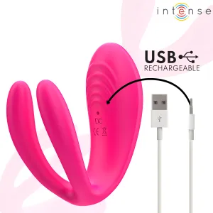 Julia Doppelvibrator-Klemmenstimulator mit Fernbedienung von Intense Couples Toys