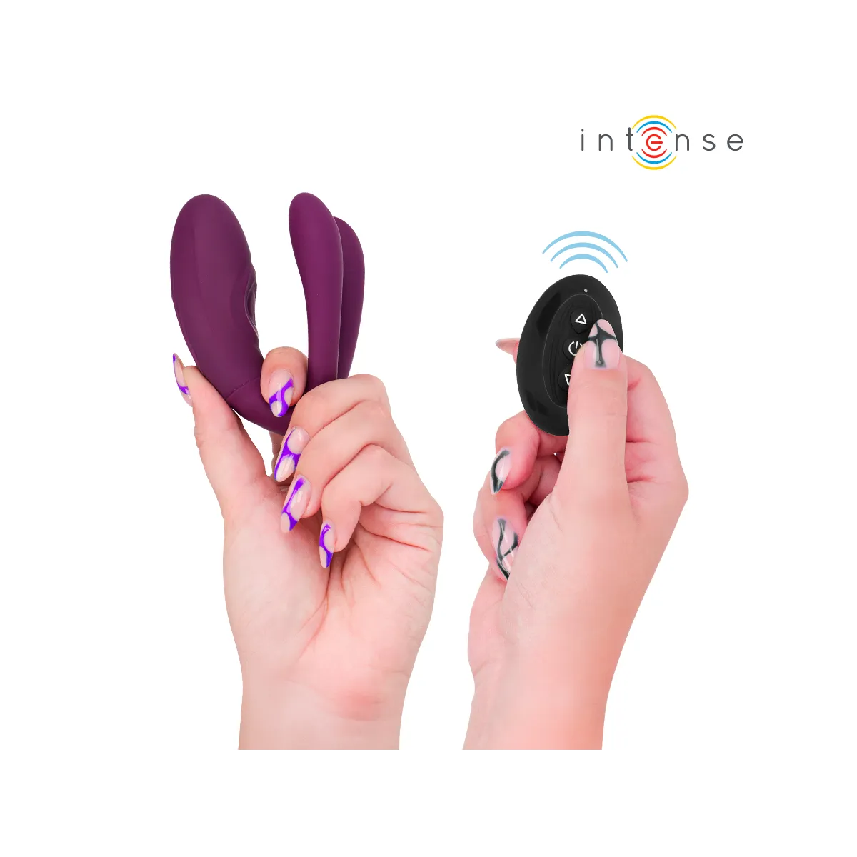 Sandra Klappe- und Vibrationsklemmstimulator mit Fernbedienung von Intense Couples Toys | Fesselliebe.de