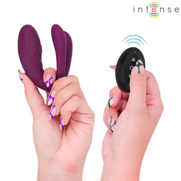 Sandra Klappe- und Vibrationsklemmstimulator mit Fernbedienung von Intense Couples Toys | Fesselliebe.de