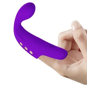 Gorgon Purple wiederaufladbarer Fingervibrator von Pretty Love Smart