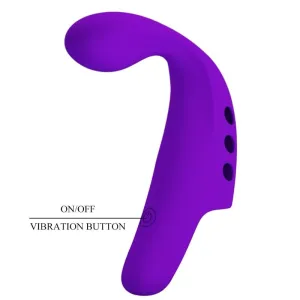 Gorgon Purple wiederaufladbarer Fingervibrator von Pretty Love Smart
