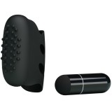 Flirtation Steward Schwarzer Vibrations-Fingerhut von Pretty Love Flirtation | Fesselliebe.de