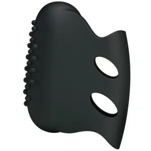 Flirtation Steward Schwarzer Vibrations-Fingerhut von Pretty Love Flirtation