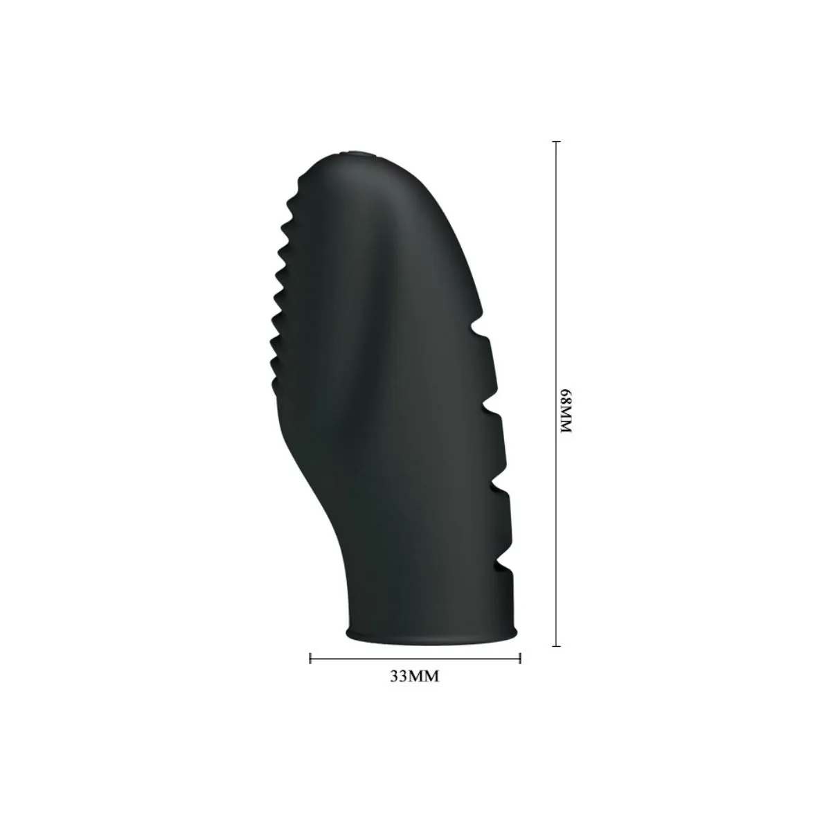 Flirtation Stanford Schwarzer Vibrationsfingerhülle von Pretty Love Flirtation | Fesselliebe.de